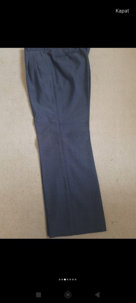 Kumaş yün Pantolon - Görsel 5