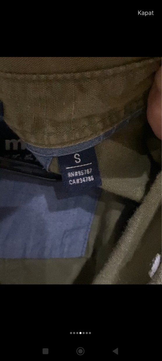 Uzun Kollu Haki Keten Erkek Gömlek - Görsel 4