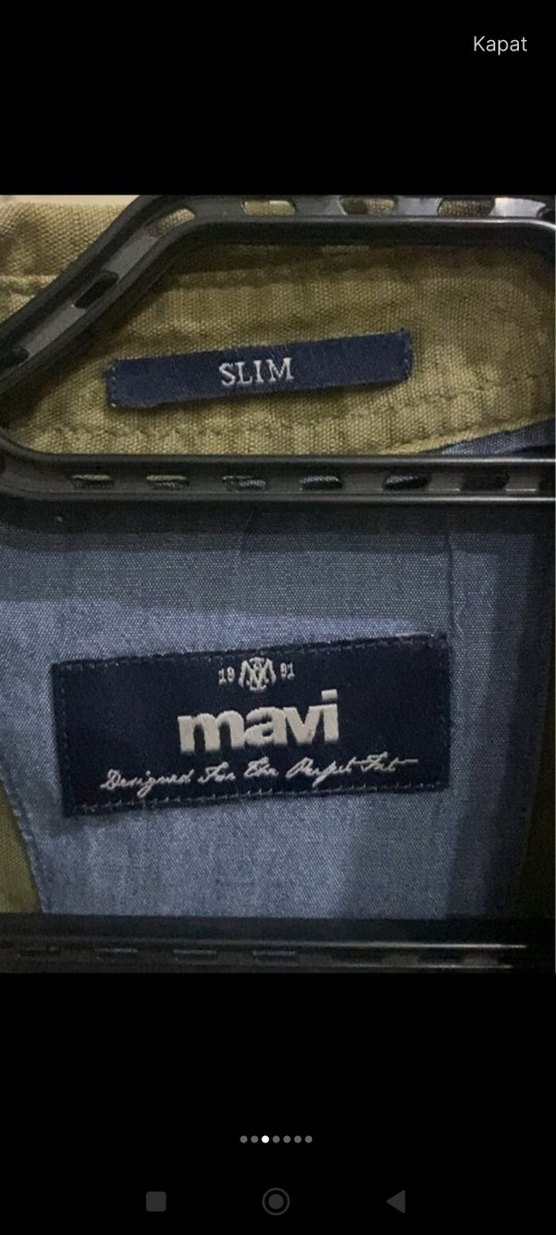 Uzun Kollu Haki Keten Erkek Gömlek - Görsel 3