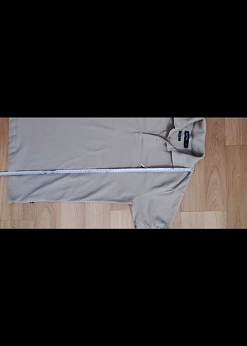 Bej Erkek Polo Tişört Kısa Kollu Regular Fit - Görsel 2