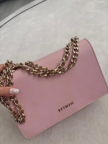 beymen pembe çanta