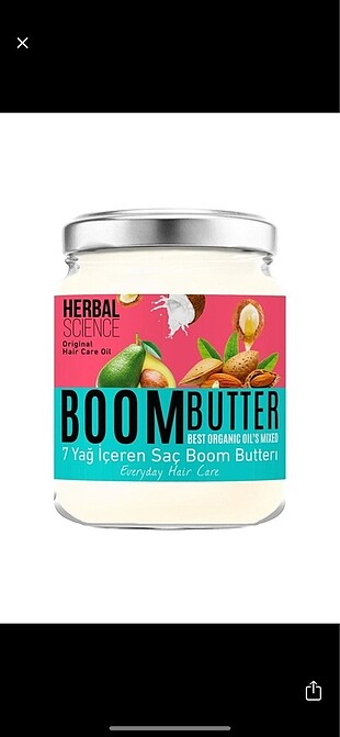 Boom butter saç bakım yağı