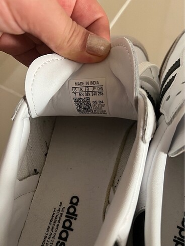 38 Beden beyaz Renk Adidas samba