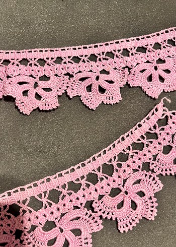 Pembe Bohem Dantel Şerit - Görsel 2