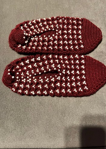 Renkli Örgü Kız Çorapları - Görsel 4