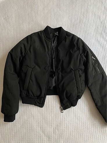 l Beden siyah Renk siyah bomber ceket