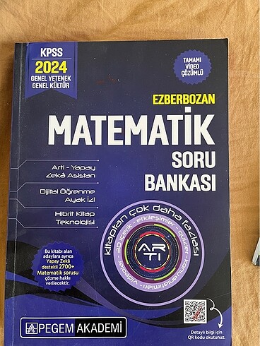  Kpss 2025 2 adet matematik kitabı