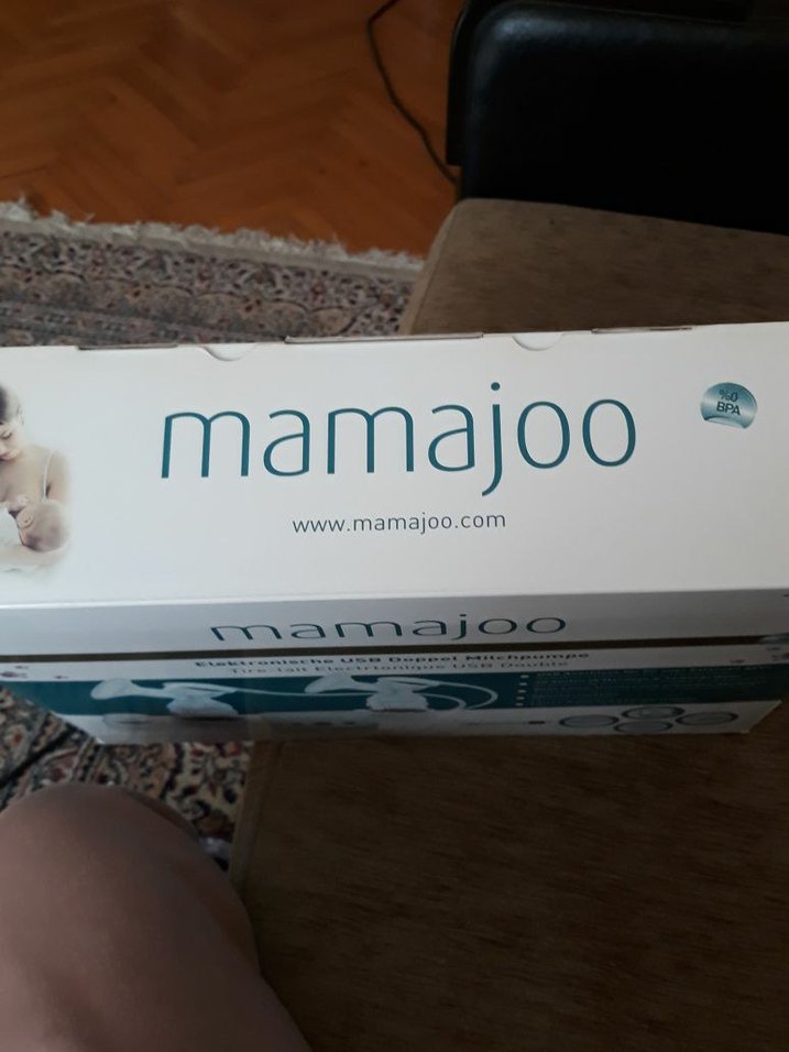 Elektronik USB Çiftli Göğüs Pompası Beyaz - Görsel 3