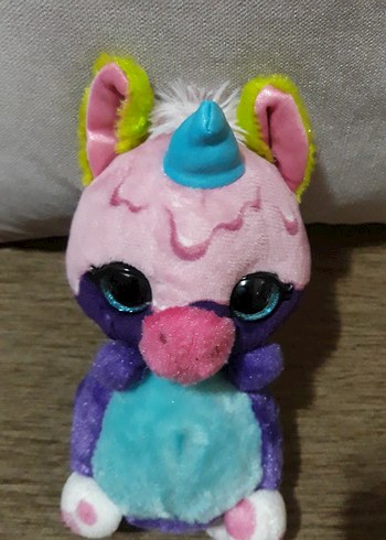 Nici Sirup Unicorn Camgöz pastel Mor Unicorn Peluş Oyuncak - Görsel 3