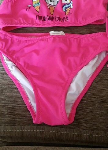 LC Waikiki LCW 8 & 9 yaş 128 134 cm pembe bikini takım 