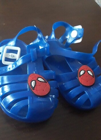 Spider man plaj ayakkabısı Türk Malı mavi 21