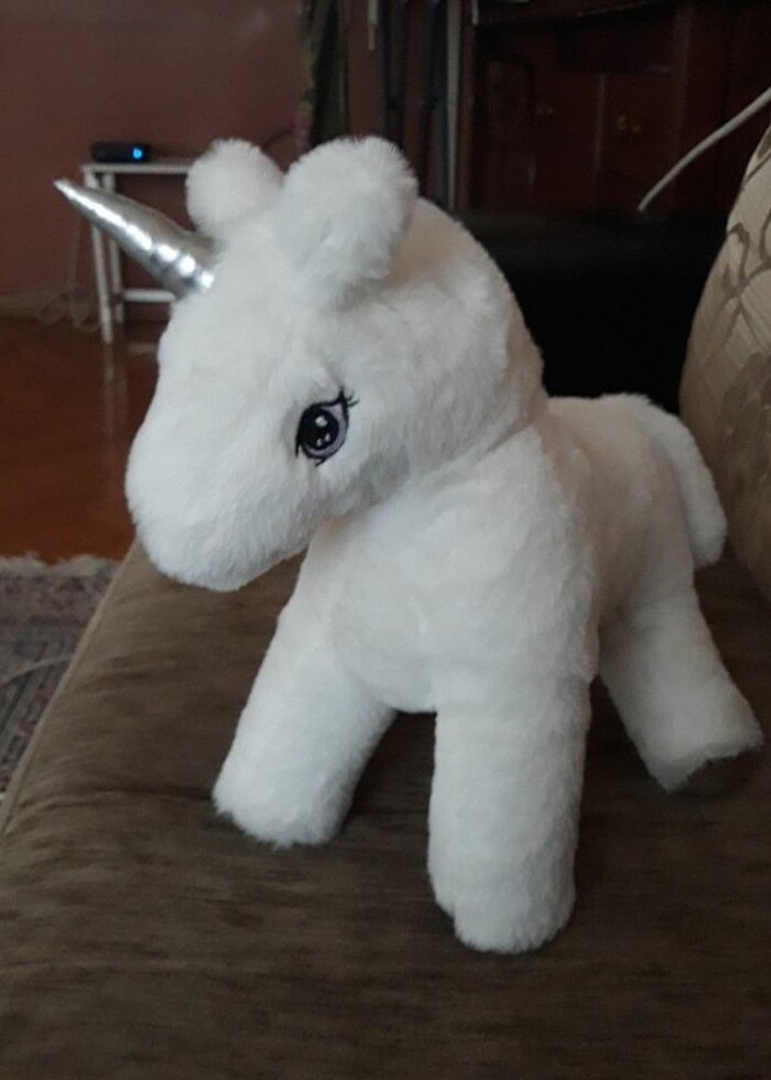 My Little Pony beyaz renkte peluş at  - Görsel 2