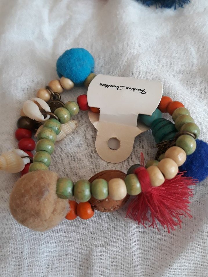 Renkli Boncuklu Bohem Kadın Bileklik - Görsel 4