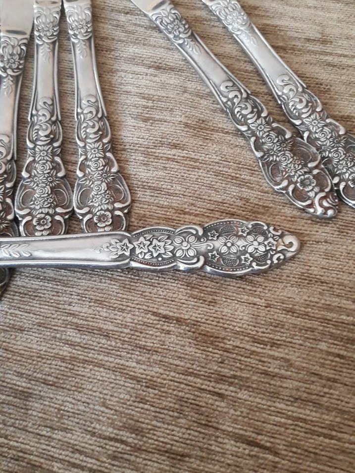 Steenly Stell Germany damgalı Gri Beyaz İşlemeli Bıçak Seti - Görsel 2