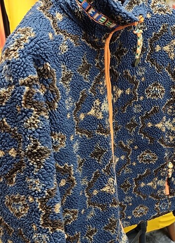 xl Beden lacivert Renk Zara Peluş Mont