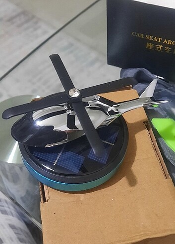 Güneş enerjili arac koku cihazı helikopter - Görsel 3