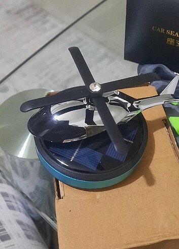 Güneş enerjili arac koku cihazı helikopter - Görsel 4