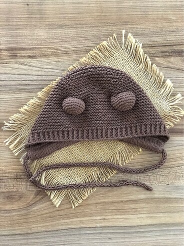 Bebek örgü bere - Görsel 2