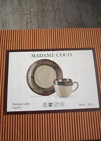 Madam coco 2'li kahve fincanı