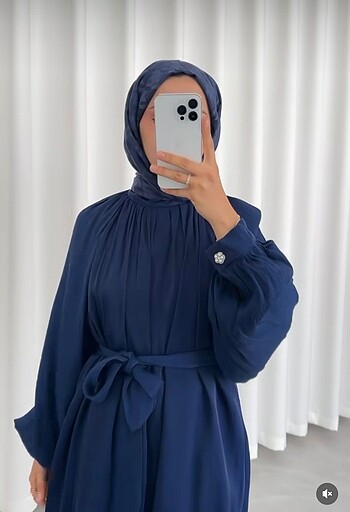 diğer Beden lacivert Renk Henza saten takım
