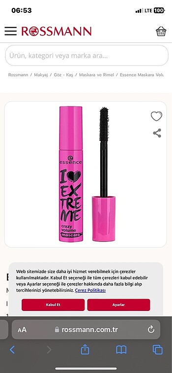Essence rimel