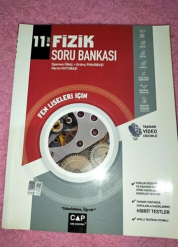 ÇAP 11. SINIF FİZİK SORU BANKASI