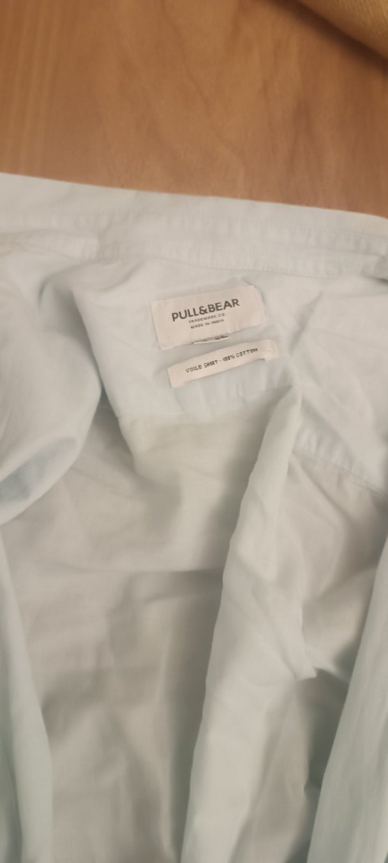 açık mavi Midi Keten Hamile Ceketi, Düğmeli, Salaş - Görsel 2