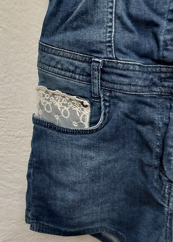 vintage y2k şortlu tulum - Görsel 4