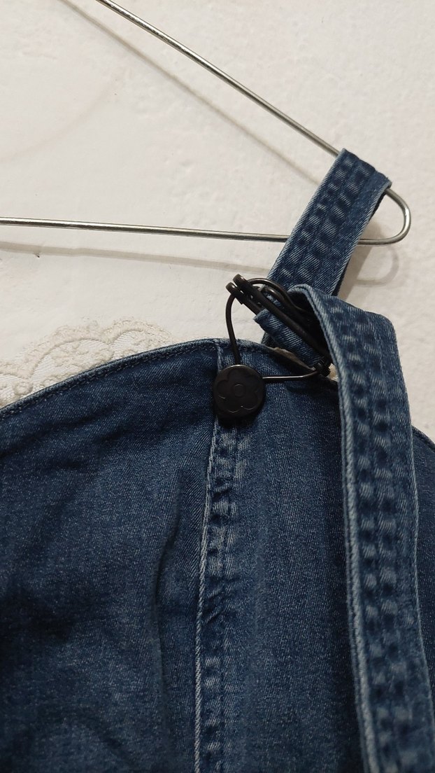 vintage y2k şortlu tulum - Görsel 5