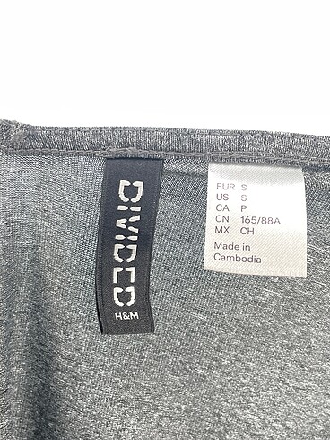 s Beden gri Renk H&M Kısa Elbise %70 İndirimli.