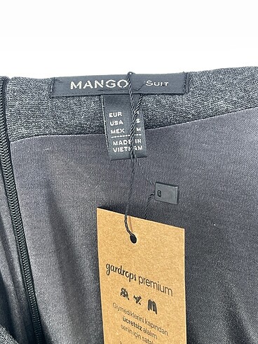 m Beden gri Renk Mango Kısa Elbise %70 İndirimli.