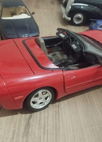 1/18 diecast corvette maisti maket model araba