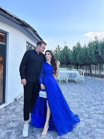Saks Mavisi elbise