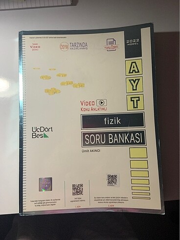 Ayt Fizik Üç Dört Beş Soru Bankası