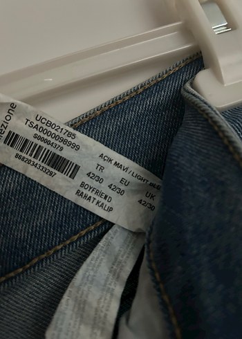 Kadın Denim Bol Kesim Pantolon - Görsel 4