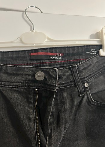 Erkek Siyah Denim Jean - Görsel 5