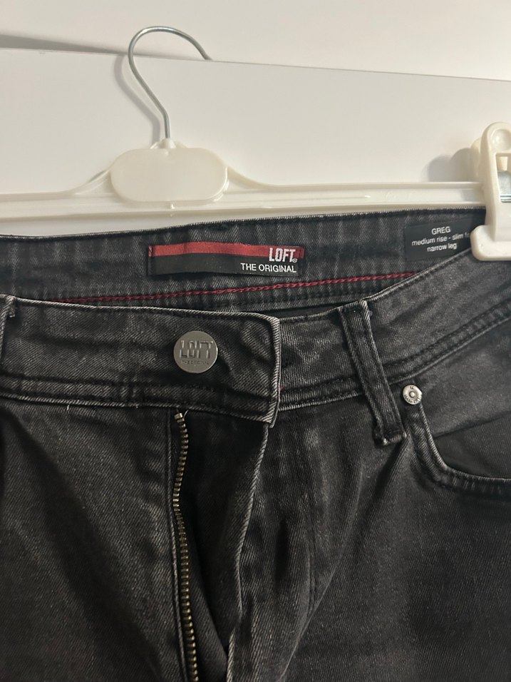 Erkek Siyah Denim Jean - Görsel 5