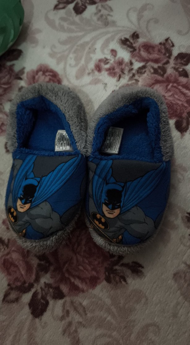 Erkek Çocuk Mavi Batman Sıcak Terlik lc waikiki - Görsel 4