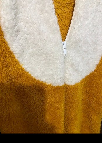 Sarı Kürklü Kedi tulum Kıyafeti - Görsel 3