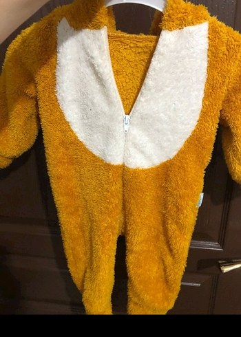 Sarı Kürklü Kedi tulum Kıyafeti - Görsel 4