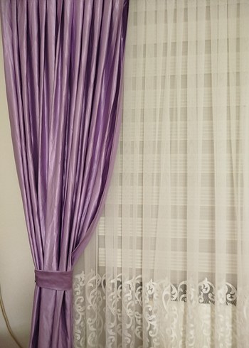 2 parça taç fon.  Perde sıfır ürün - Görsel 3