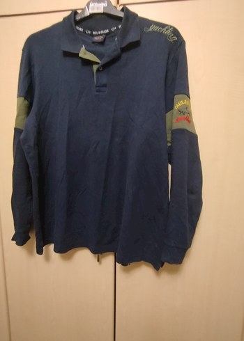 Erkek Lacivert Uzun Kollu Polo Tişört - Görsel 3