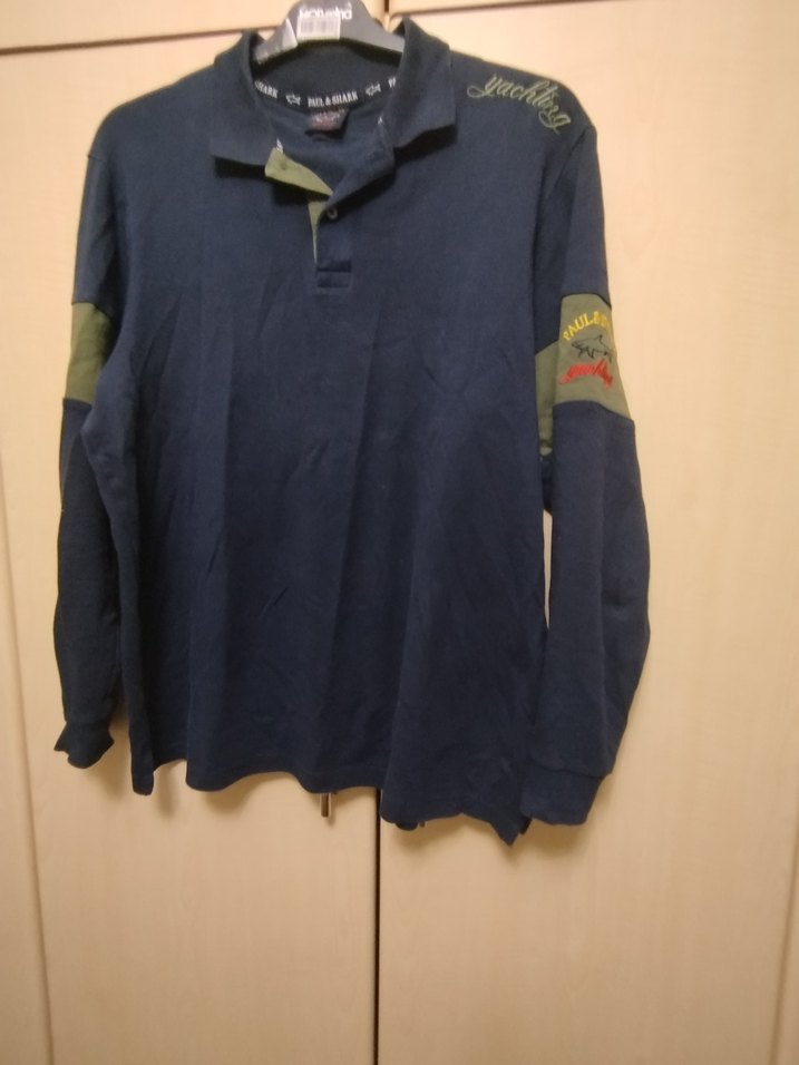 Erkek Lacivert Uzun Kollu Polo Tişört - Görsel 3