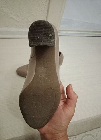 36 Beden camel Renk Topuklu