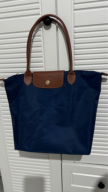 Longchamp L beden lacivert çanta