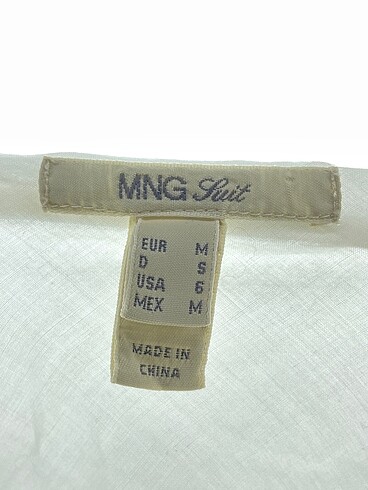 m Beden beyaz Renk Mango Uzun Elbise %70 İndirimli.