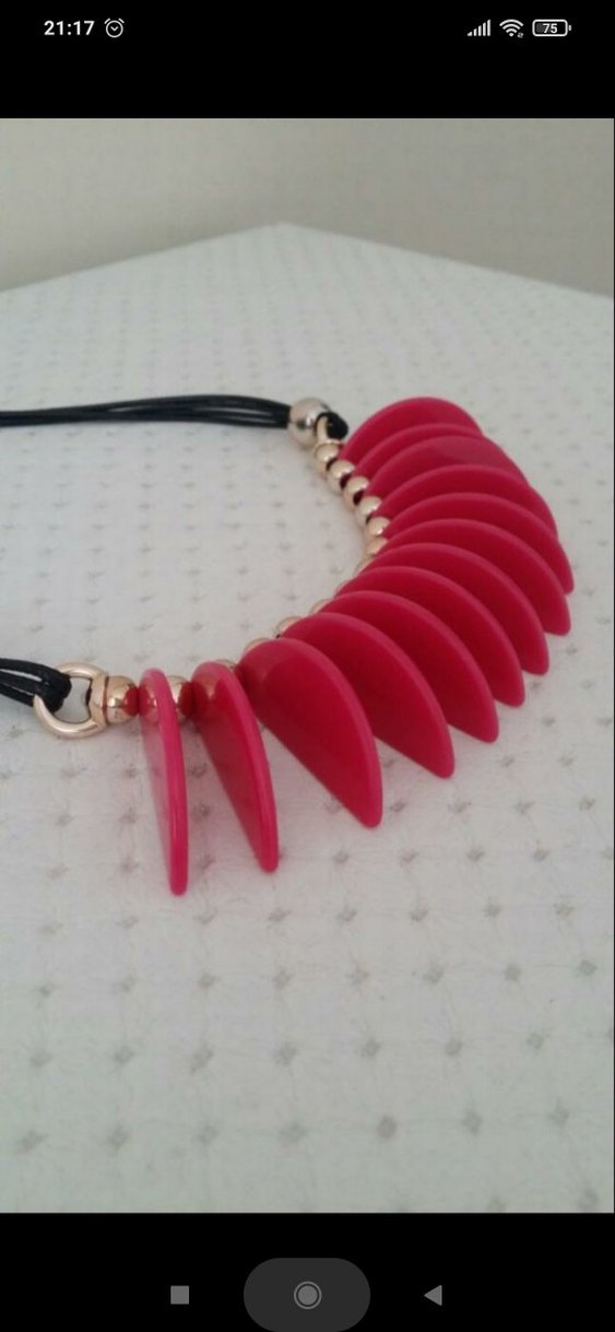 Pembe Kolye - Görsel 4