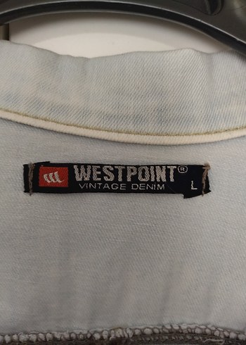 buz mavisi kısa Kot Ceket - Görsel 4