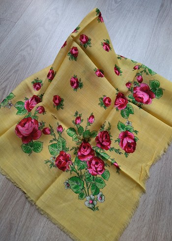 Vintage Yün eşarp&fular - Görsel 4