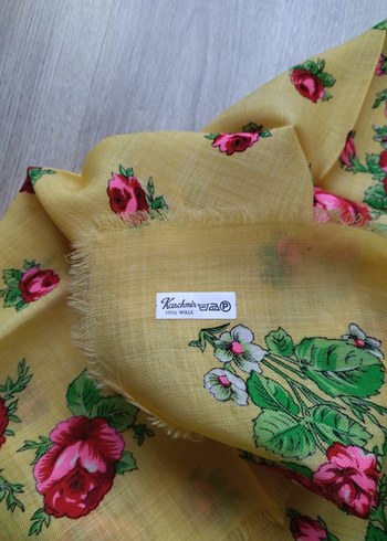 Vintage Yün eşarp&fular - Görsel 3